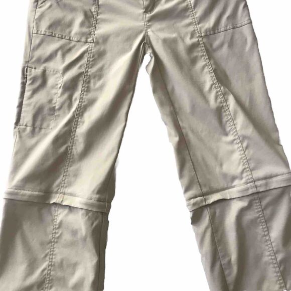 prAna Monarch Convertible Pants Women 14 Outdoor Gorpcore Hiking Shorts *flaw - Picture 2 of 11